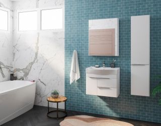 Тумба под раковину Акватон Беверли 65см белый 1A235301BV010